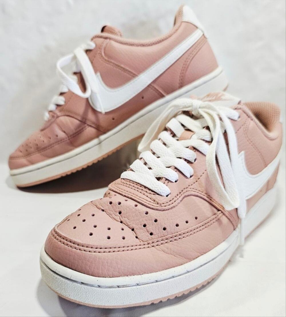 Nike Women's Court Vision Low Next Nature Rose Whisper Size 6.5